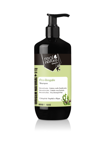 Σαμπουάν PRO-RESGATE με Σπιρουλίνα & Χλωρέλλα – Αναδόμηση 500 ml